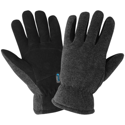 Premium-Grade Patch Palm Suede Deerskin Insulated Gloves - 3300DSIN