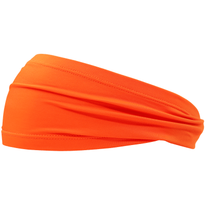 FrogWear™ HV High-Visibility Orange Tapered Cooling Headband with Four-Way Stretch - HB-400