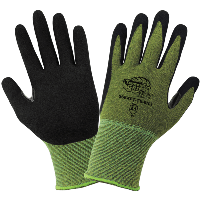Tsunami Grip® XFT Xtreme Foam Technology Nitrile Coated Touchscreen Bamboo Gloves with Cut, Abrasion, and Puncture Resistance - 568XFT-TS