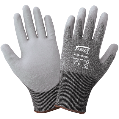 Samurai Glove® Touchscreen Compatible Polyurethane Coated Tuffalene® Gloves with Cut, Abrasion, and Puncture Resistance - PUG-788