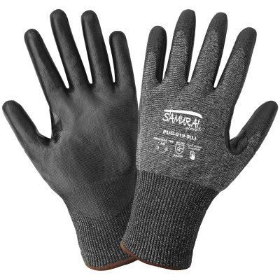 Samurai Glove® Polyurethane Coated 18-Gauge Tuffalene® Touchscreen Compatible Cut Resistant Gloves - PUG-919