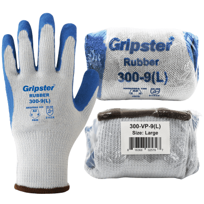 Gripster® Vend-Pack Rubber Coated General Purpose Gloves with Cut, Abrasion, and Puncture Resistance - 300-VP