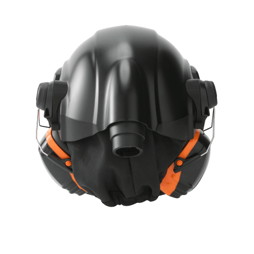 Globus Group | PAPR Sentinel Helmet with Earmuff attachment TH3