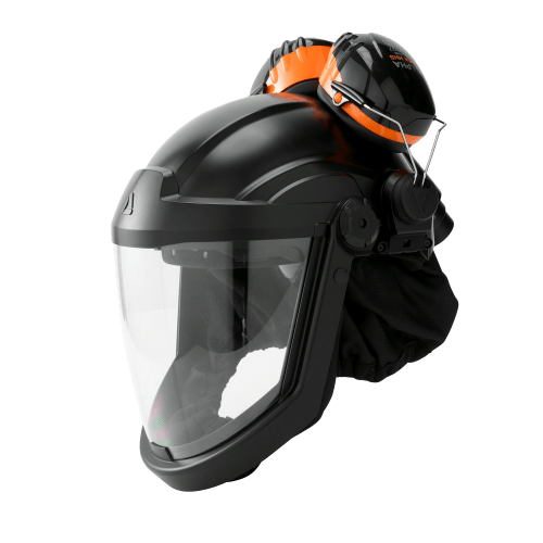 Globus Group | PAPR Sentinel Helmet with Earmuff attachment TH3