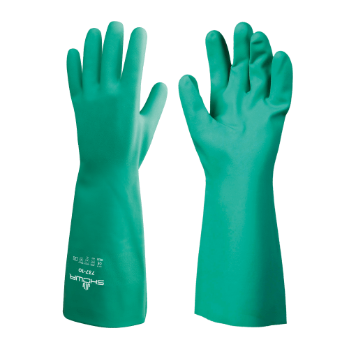 Globus Group | Showa 737 Chemical Nitrile Gauntlets | Globus Group