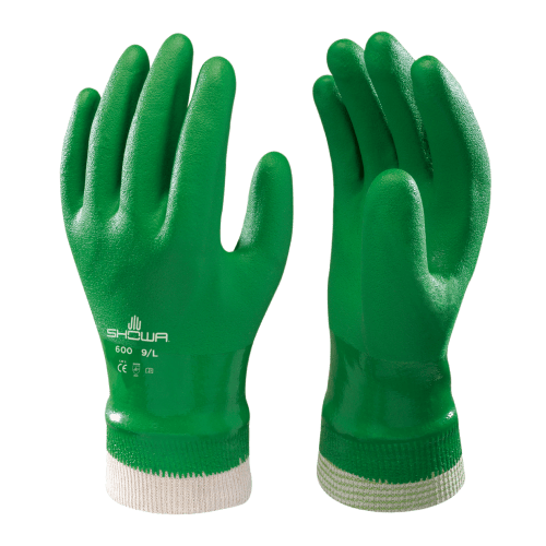 600 PVC Green Glove mobile image