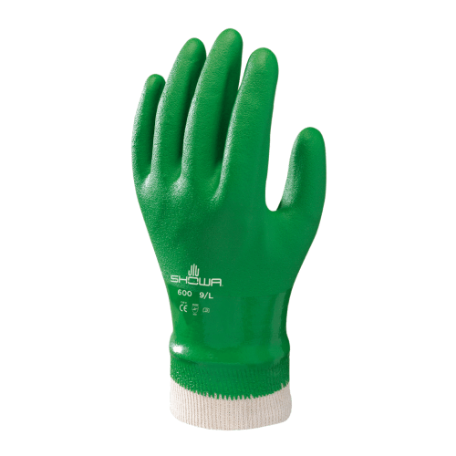 600 PVC Green Glove mobile image