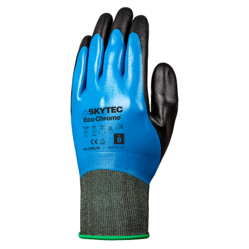 Globus Group | Skytec Eco Chrome Recycled Handling Gloves | Globus
