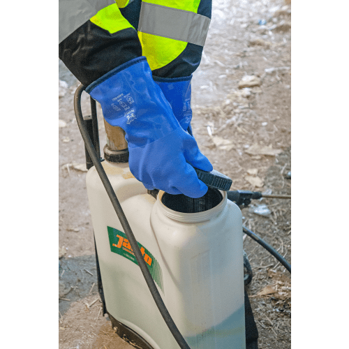 FrogWear® Cold Protection Premium Flexible Waterproof Triple-Coated PVC Chemical Handling Gloves - 8490