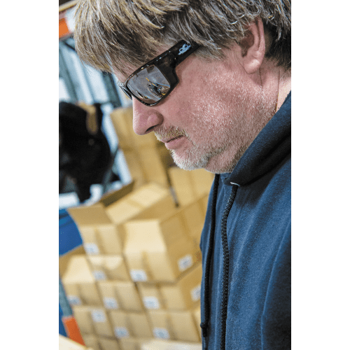 Dorado® Indoor/Outdoor Copper Lens, Crystal Brown Frame Safety Glasses - BH9711