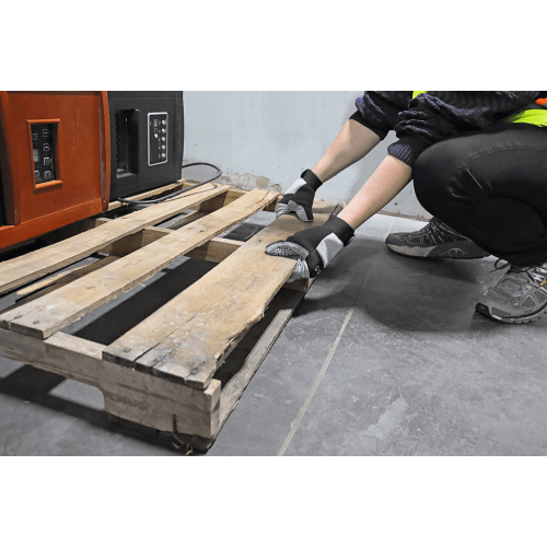 Gripster® Sport Synthetic Leather Palm Performance Mechanics Style Gloves with a Silicone Patterned Palm and Spandex Back - SG9003