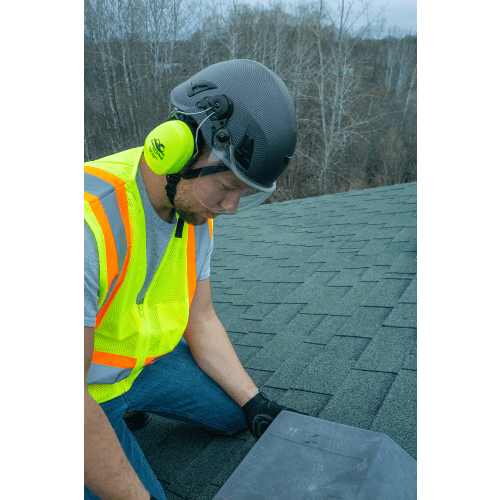 FrogWear® HV High-Visibility Yellow/Green Lightweight Mesh Polyester Vest with Contrasting Orange Trim - GLO-002