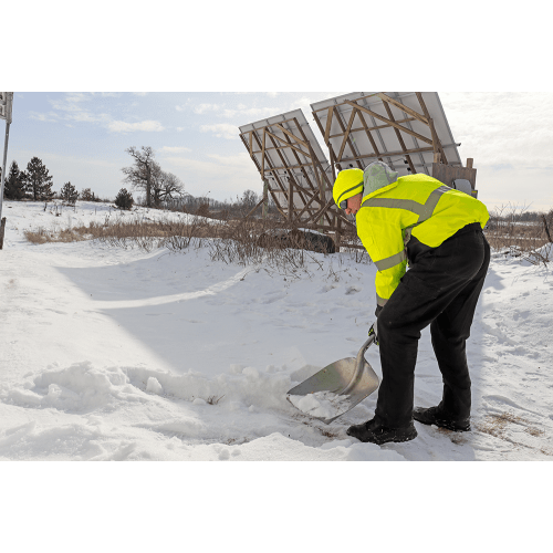 FrogWear® HV High-Visibility Yellow/Green Stretch Beanie Hat with Reflective Stripe - GLO-H3