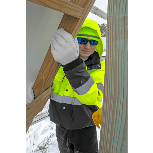 Dorado® Blue Mirror Performance Fog Technology Polarized Lens, Shiny Black Frame Safety Glasses - BH95129PFT