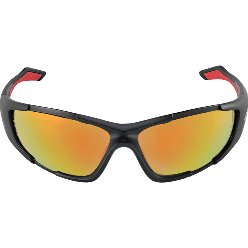 Javelin™ Red Mirror Lens, Matte Black Frame Safety Glasses - BH12610