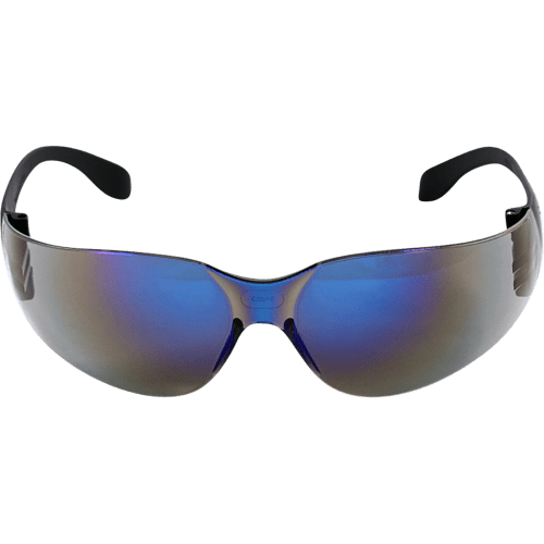 Torrent™ Blue Mirror Lens, Matte Black Frame Safety Glasses - BH149