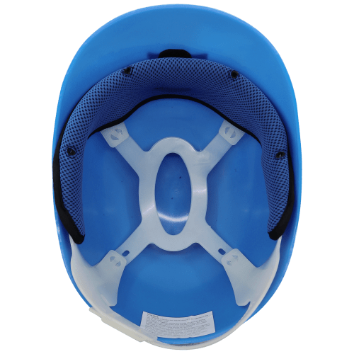 Bullhead Safety™ Head Protection Blue Vented Bump Cap With Four-Point Slide Lock Suspension - HH-BC1-B