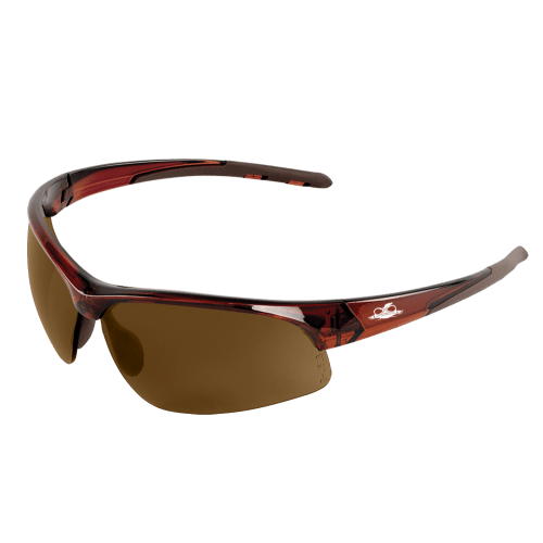 Wahoo® Brown Lens, Crystal Brown Frame Safety Glasses - LIMITED STOCK - BH1678
