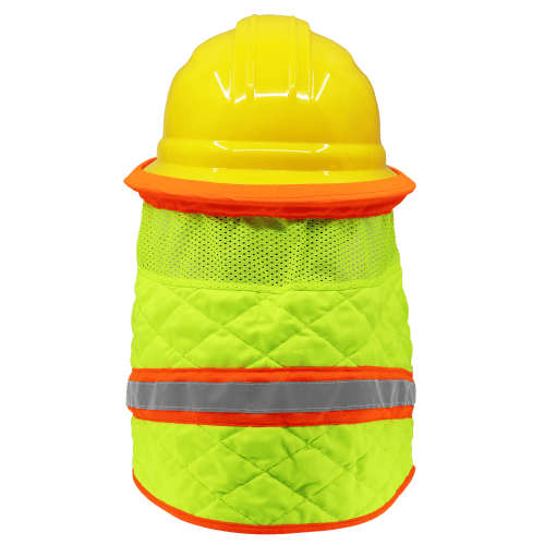 Bullhead Safety® Cooling High-Visibility Evaporative Cooling Neck Shade - GLO-CNS2