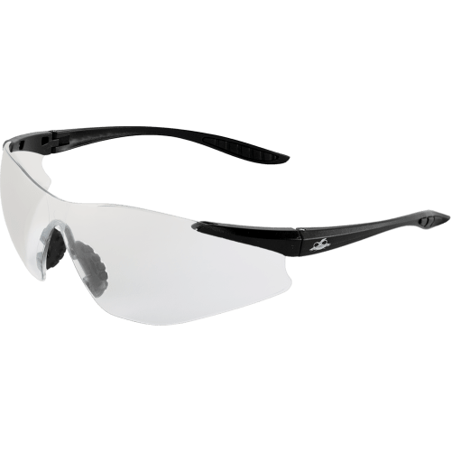 Snipefish® Indoor/Outdoor Anti-Fog Lens, Matte Black Frame Safety Glasses - BH766AF