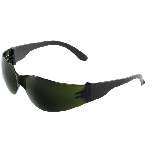 Torrent™ Welding Green IR Shade 5.0 Lens, Matte Black Frame Safety Glasses - BH1417