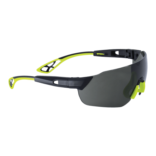 Tetra™ Gray Anti-Fog Lens, Matte Black Frame Safety Glasses - BH863AF