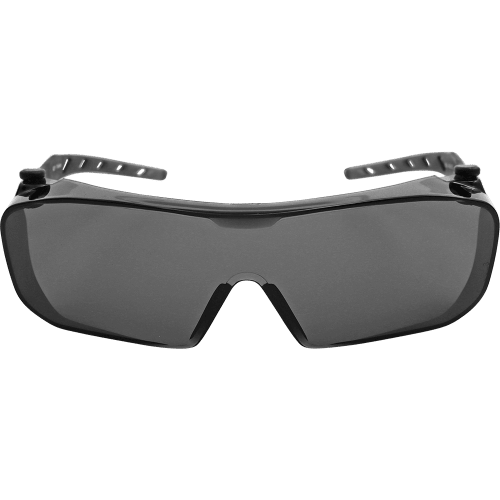 Over-The-Glass Gray Lens, Frosted Gray Frame Visitor Specs Safety Glasses - BH3133