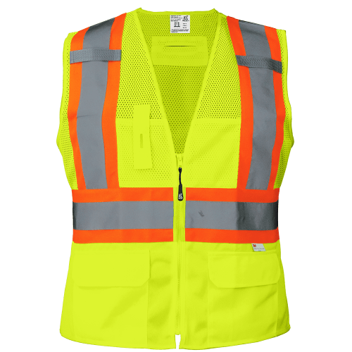 FrogWear® HV Women's Fit High-Visibility Surveyors Safety Vest - GLO-W0037