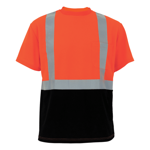 FrogWear® HV Self-Wicking Polyester Short-Sleeved High-Visibility Shirt - GLO-005B