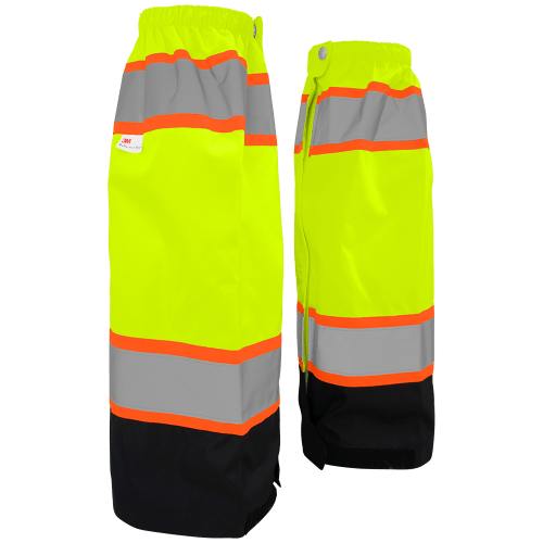 FrogWear® HV High-Visibility Solid Waterproof Gaiters - GLO-G3