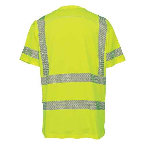 FrogWear® HV Premium High-Performance Stretch Athletic Safety Shirt - GLO-205