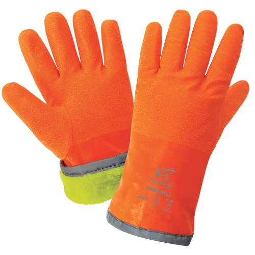 FrogWear® Cold Protection FDA Compliant Extreme Cold Anti-Freeze Nitrile Chemical Handling Gloves - 8450