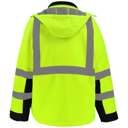 FrogWear® HV Premium Fleece-Lined Softshell Jacket - GLO-SJ1