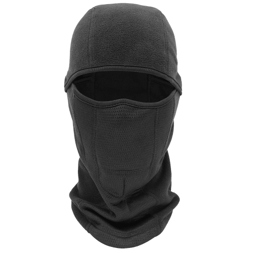 Bullhead Safety™ Winter Liners Black, Shoulder-Length, Self-Extinguishing, Multifunctional, Hinged Thermal Balaclava - WL320SE