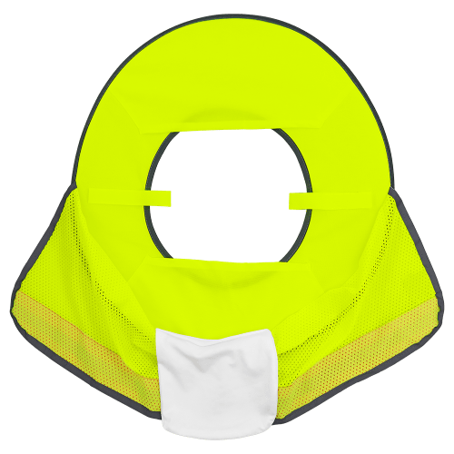 FrogWear® HV Enhanced Visibility Removable Hard Hat Sun Shade - GLO-HNS1