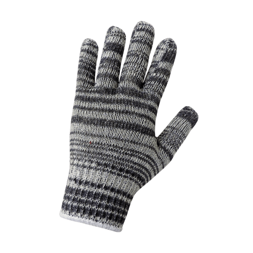 Uncoated Multi-Colored Cotton/Polyester 7-Gauge String Knit Gloves - S92K