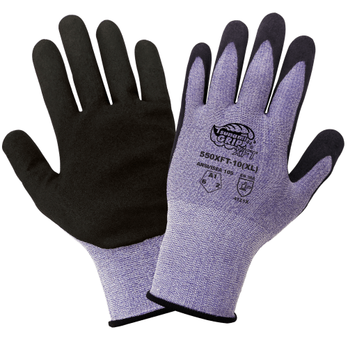 Tsunami Grip® XFT Xtreme Foam Technology Coated Anti-Static/Electrostatic Compliant Gloves Packaged for Vending Machines - 550XFT-VP
