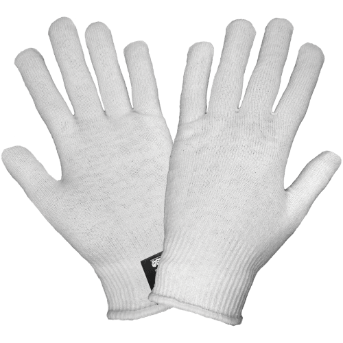 Self-Wicking Hollow Core Low-Temperature Thermal White Gloves - S13WT