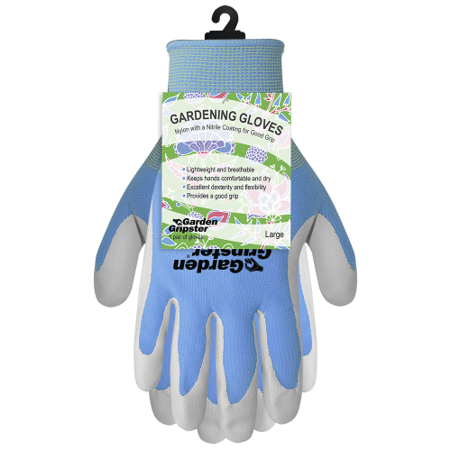 Garden Gripster® Nitrile Coated Nylon Gardening Gloves in Four Colors - 570T
