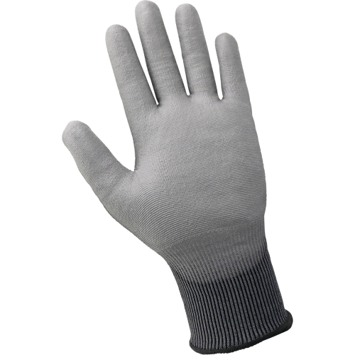 Samurai Glove® Smooth Polyurethane-Coated Seamless Gray Tuffalene® UHMWPE Cut, Abrasion, and Puncture Resistant Gloves - PUG-999