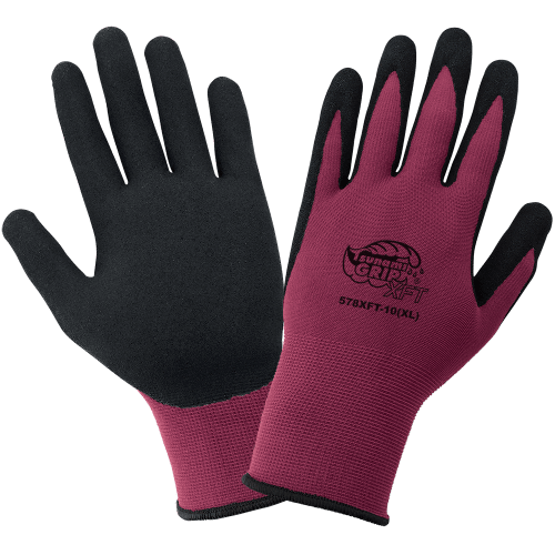 Tsunami Grip® XFT Variety Pack of Xtreme Foam Technology Nitrile Coated Nylon Gloves - 578XFT