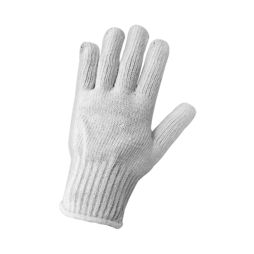 Uncoated Cotton/Polyester 7-Gauge String Knit Gloves - S90BW