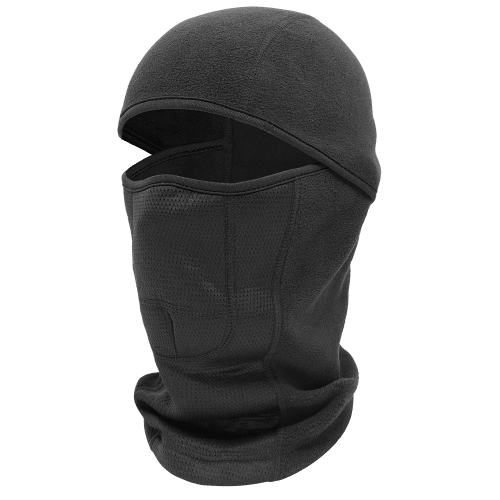 Bullhead Safety™ Winter Liners Black, Shoulder-Length, Self-Extinguishing, Multifunctional, Hinged Thermal Balaclava - WL320SE