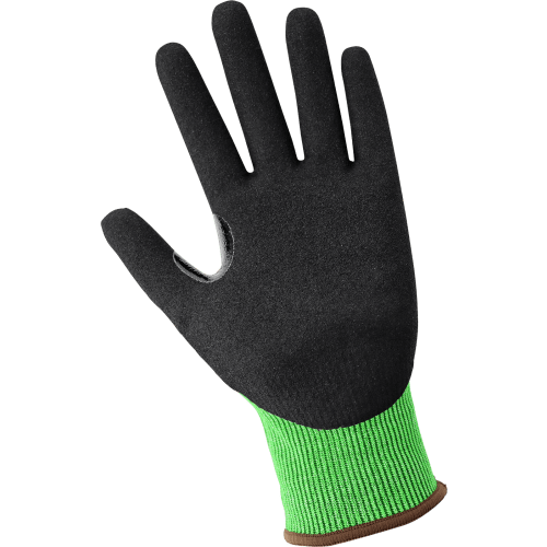 Samurai Glove® High-Visibility Nitrile Coated 18-Gauge rPET Recycled Cut Resistant Gloves with Touchscreen Fingers - CR799XFT