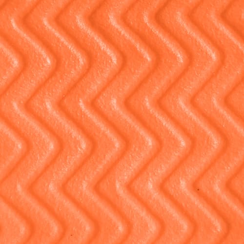 Panther-Guard® Heavyweight Nitrile, Powder-Free, Industrial-Grade, High-Visibility Orange, 7-Mil, Tractor Tread Pattern, 9.5-Inch Disposable Gloves - 905PF