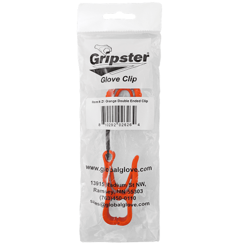 Gripster® Dual-Ended High-Visibility Orange Utility Clip - Z1