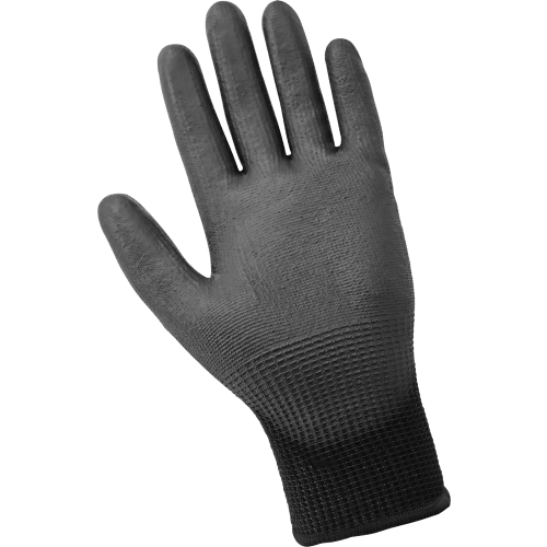 Smooth Polyurethane-Coated Black Seamless HPPE Cut, Abrasion, and Puncture Resistant Gloves - PUG-655