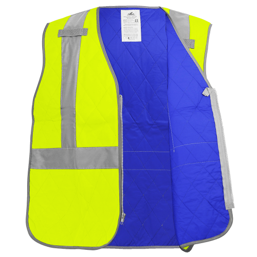 Bullhead Safety® Premium High-Visibility Evaporative Cooling Vest - GLO-CV1