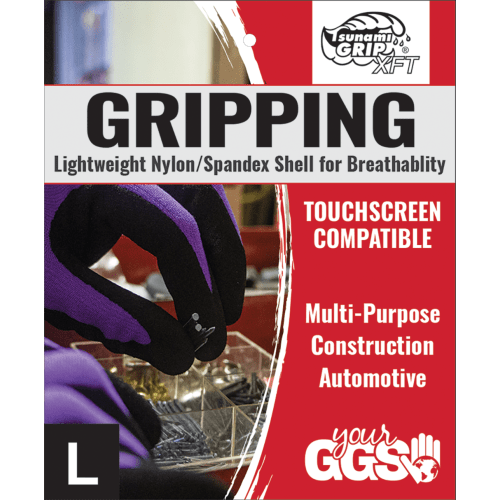 Tsunami Grip® XFT Variety Pack of Xtreme Foam Technology Nitrile Coated Nylon Gloves - 578XFT