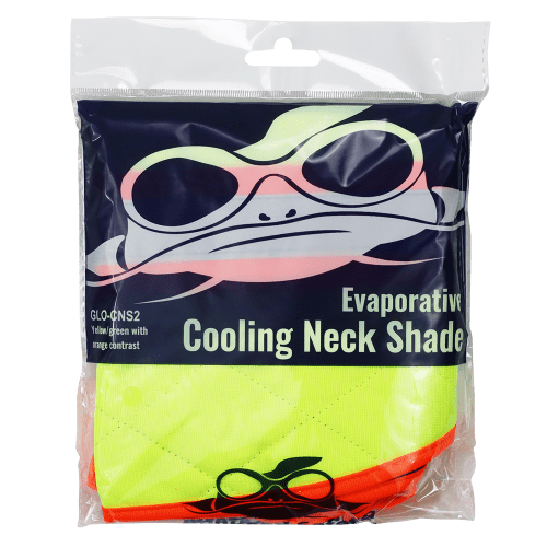 Bullhead Safety® Cooling High-Visibility Evaporative Cooling Neck Shade - GLO-CNS2